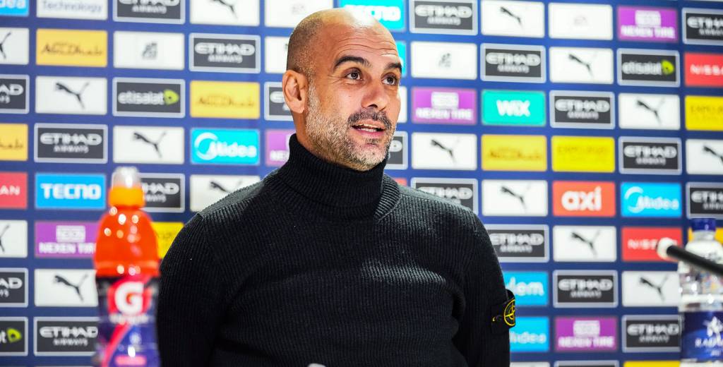 No tiene dudas: "Guardiola es el mejor de todos"