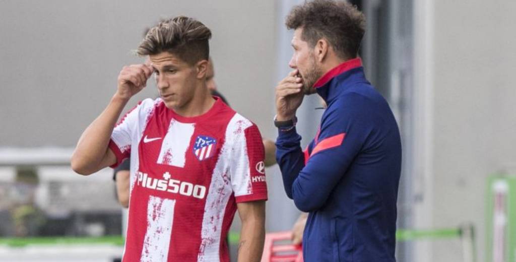 Giuliano Simeone cerca de abandonar el Atlético de Madrid