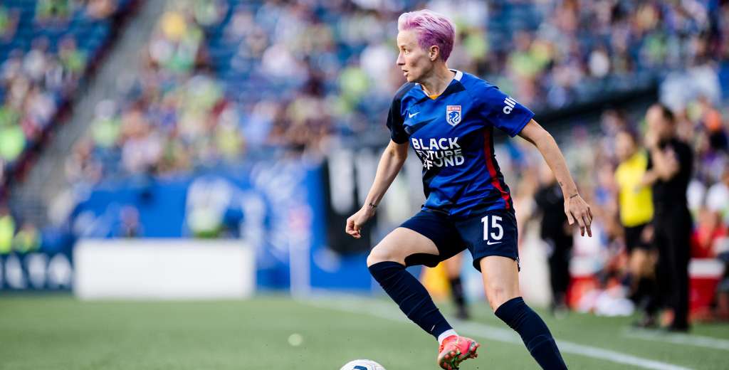 Megan Rapinoe selló su contrato por un año más en el OL Reign de la NWSL