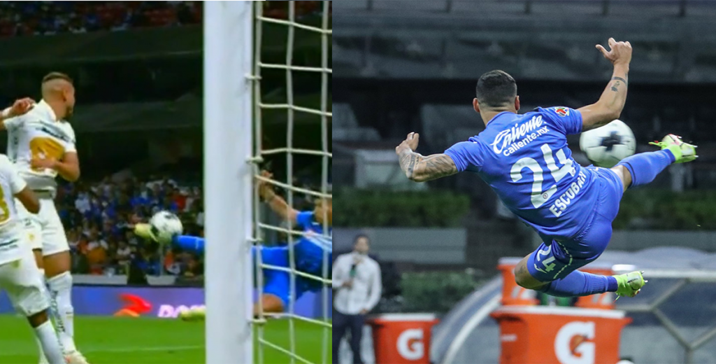 Espectacular tijera de Juan Escobar para la victoria del Cruz Azul 