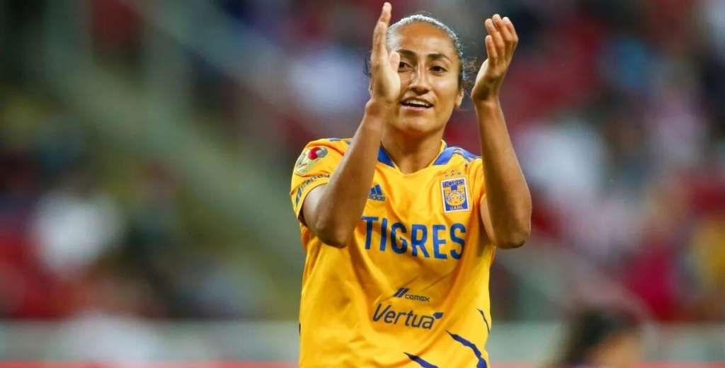 Anotó un hat-trick y se convirtió en la segunda máxima goleadora de Tigres