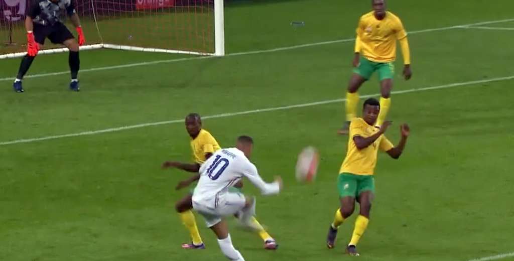 Brutal: El escandaloso gol de Mbappé a Sudáfrica