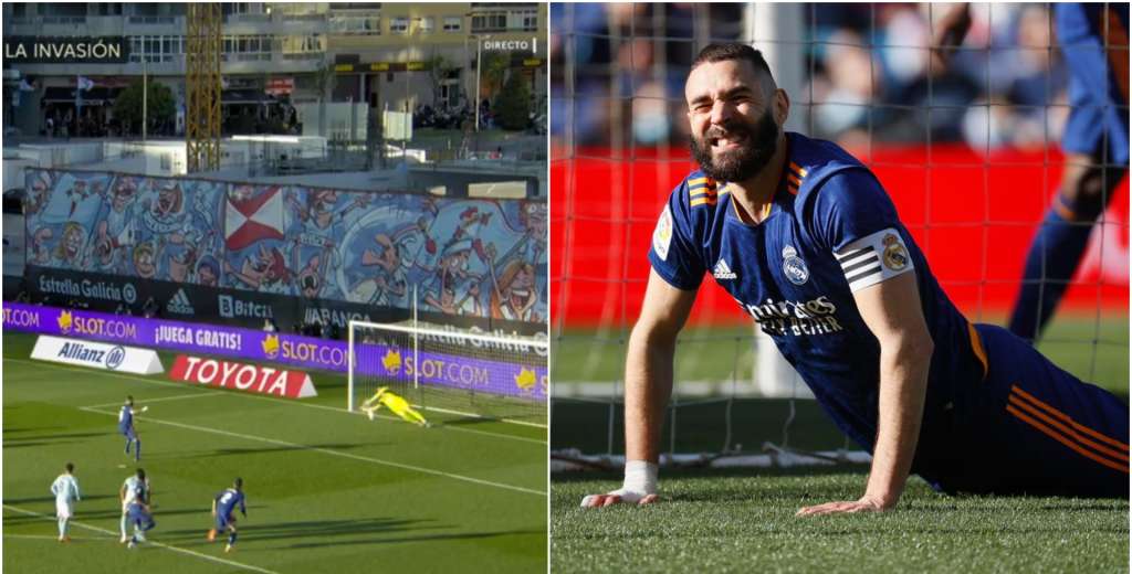 Justicia divina: al Madrid le concedieron un penal dudoso y Benzema lo falló