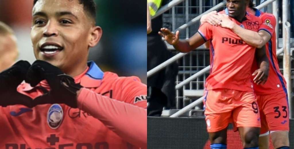 ¡Zapata y Muriel! La dupla colombiana brilla y le da el triunfo a Atalanta