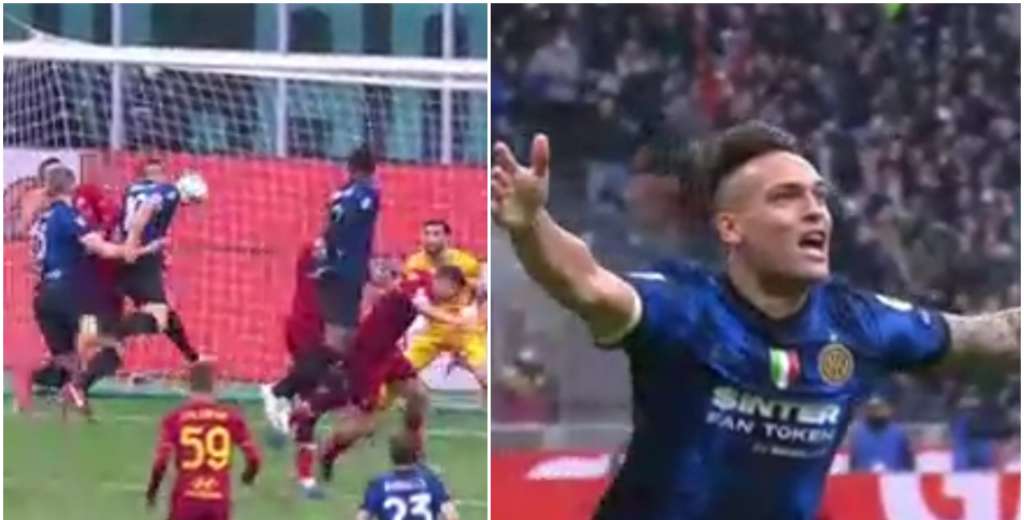 El Toro sigue intratable: golazo de cabeza de Lautaro Martínez ante Roma