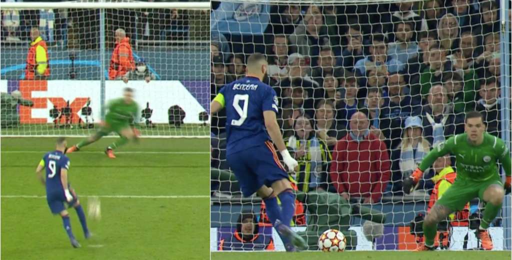 Benzema es monstruoso: se la picó a Ederson y lo dejó desparramado