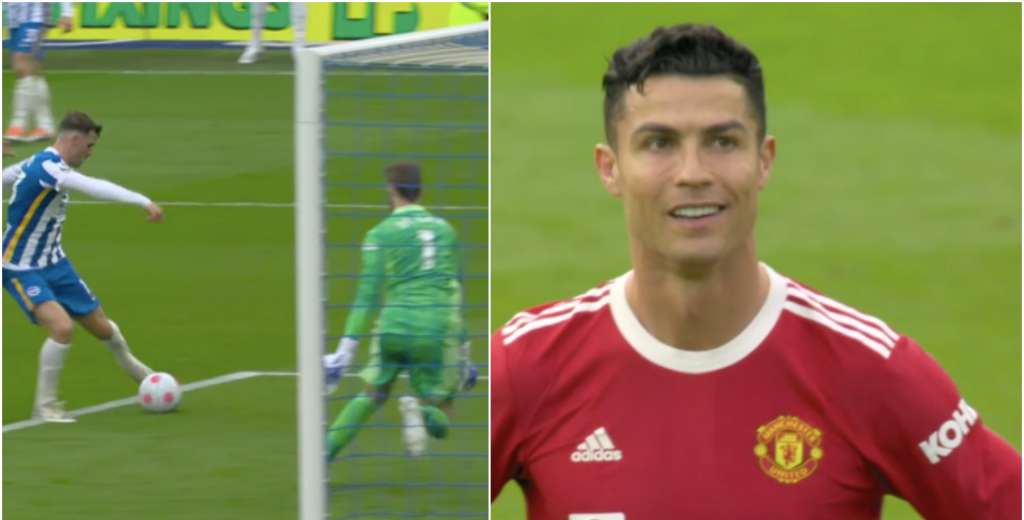 Qué fácil es el United: Cristiano indignado por el gol que hizo Brighton