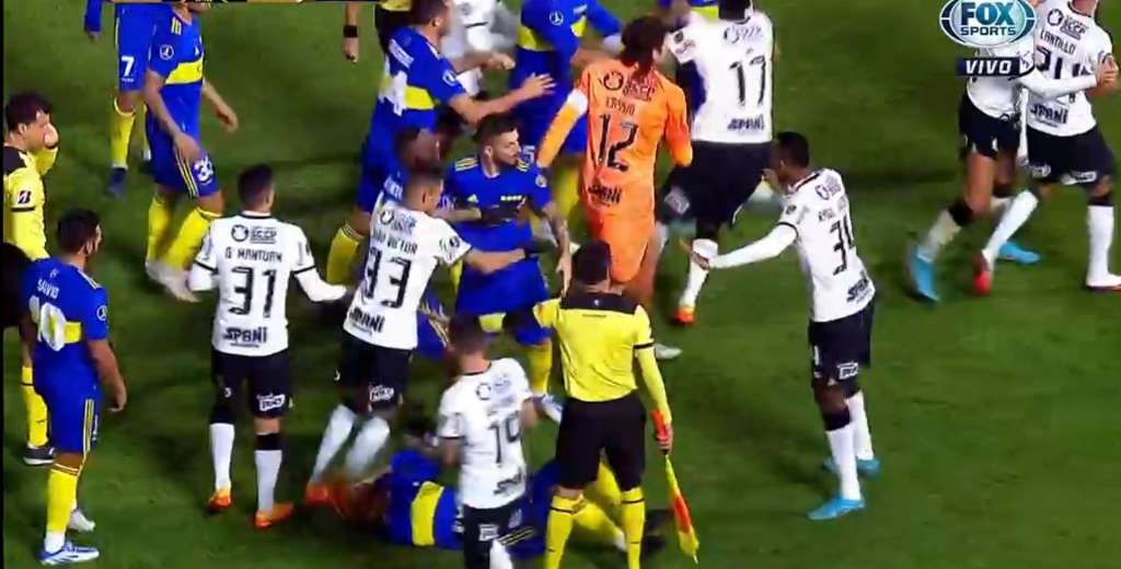 Tangana en Boca vs Corinthians: entró y a los 12 minutos se fue expulsado