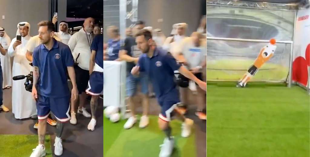 Messi no pudo: un robot portero le atajó un remate