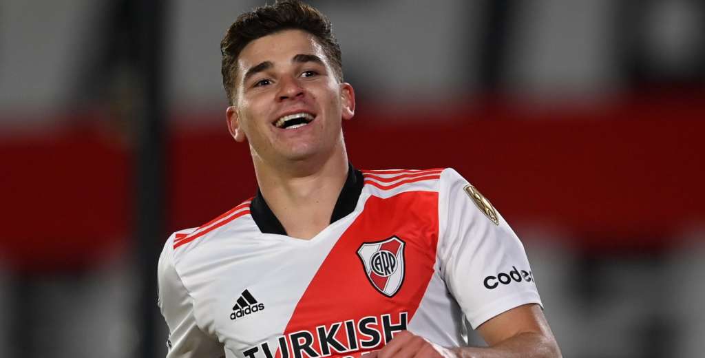 Julián Álvarez arrasador: récord histórico con River y en la Libertadores