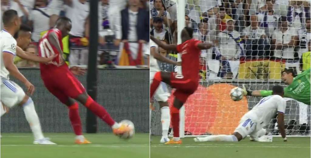 La impactante atajada de Courtois a Sadio Mané: era un golazo del 10