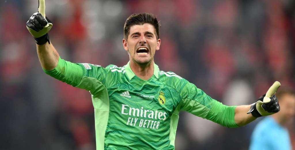 Courtois es de otro planeta: jugó la final lesionado