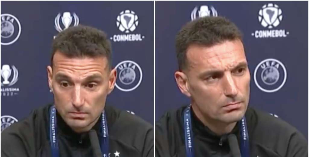 La pregunta que descolocó a Scaloni antes de jugar contra Italia