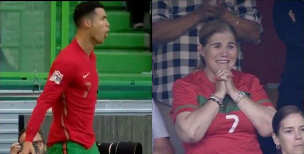 Emocionante: doblete de Cristiano con dedicatoria especial para su madre