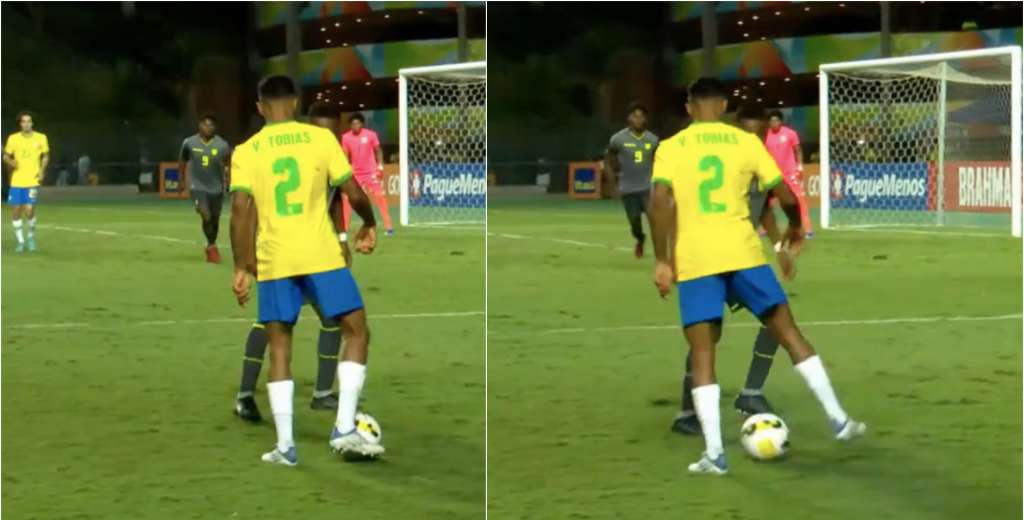 Vinicius Tobias tiene 18 años, juega en Real Madrid y Brasil: qué jugada hizo