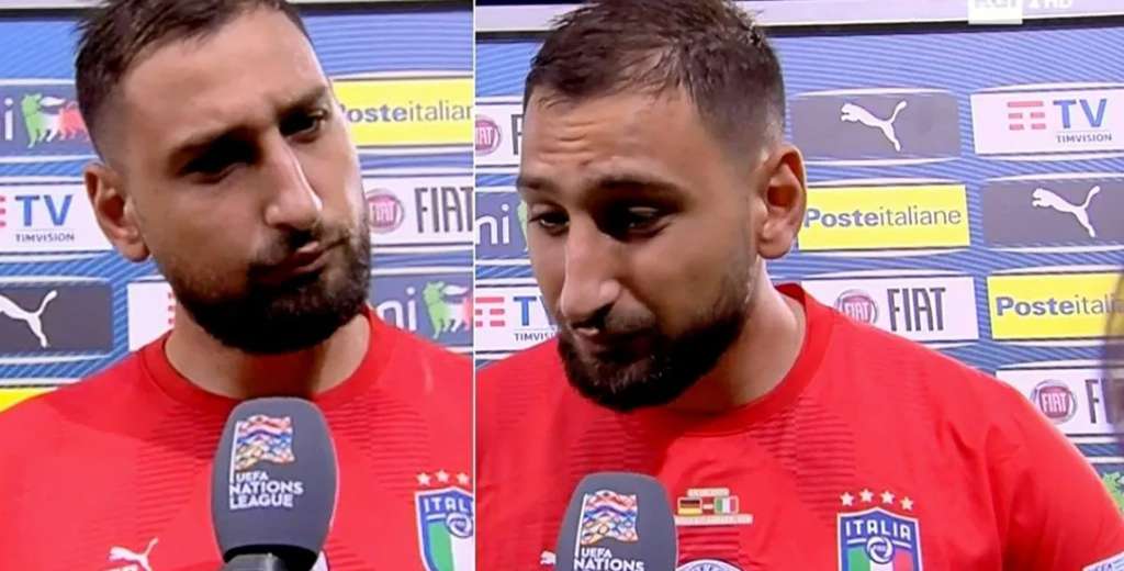 La pregunta que hizo explotar a Donnarumma después del papelón de Italia