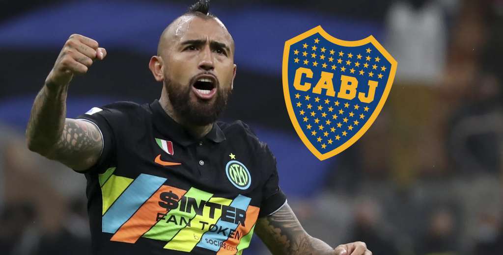 Una locura total: Arturo Vidal está a un paso de jugar en Boca Juniors