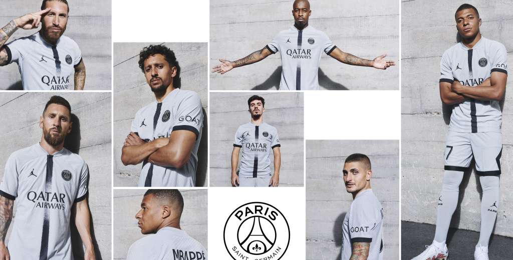 El PSG presentó su nueva camiseta suplente y faltó él 