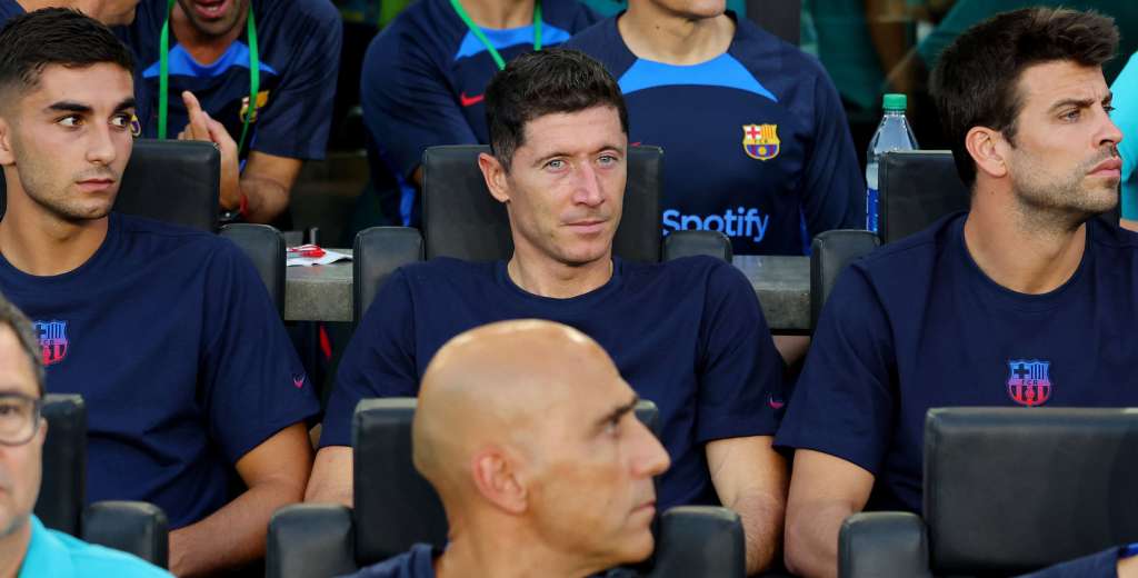 Por Lewandowski él se tiene que ir del Barcelona