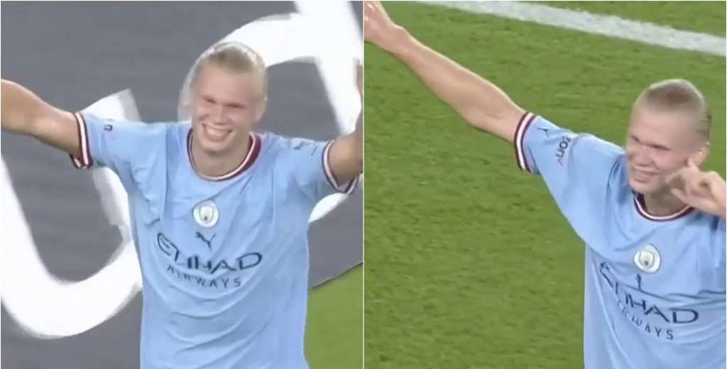 La bestia salió de la jaula: 12 minutos y gol de Erling Haaland en el City