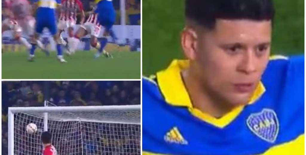 En medio de la crisis de Boca, Marcos Rojo metió un impresionante golazo