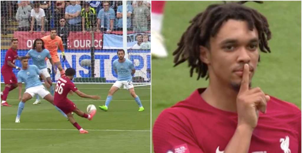 El mejor 4 del mundo: el golazo de Alexander Arnold al Manchester City