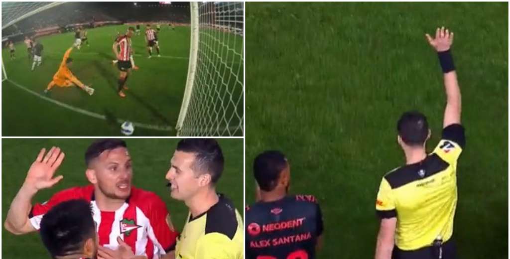 Tremendo robo a Estudiantes: le anularon un gol por un offside inexistente