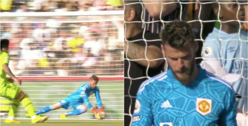 A De Gea le patearon sin fuerza: se le fue de las manos y explotó Cristiano