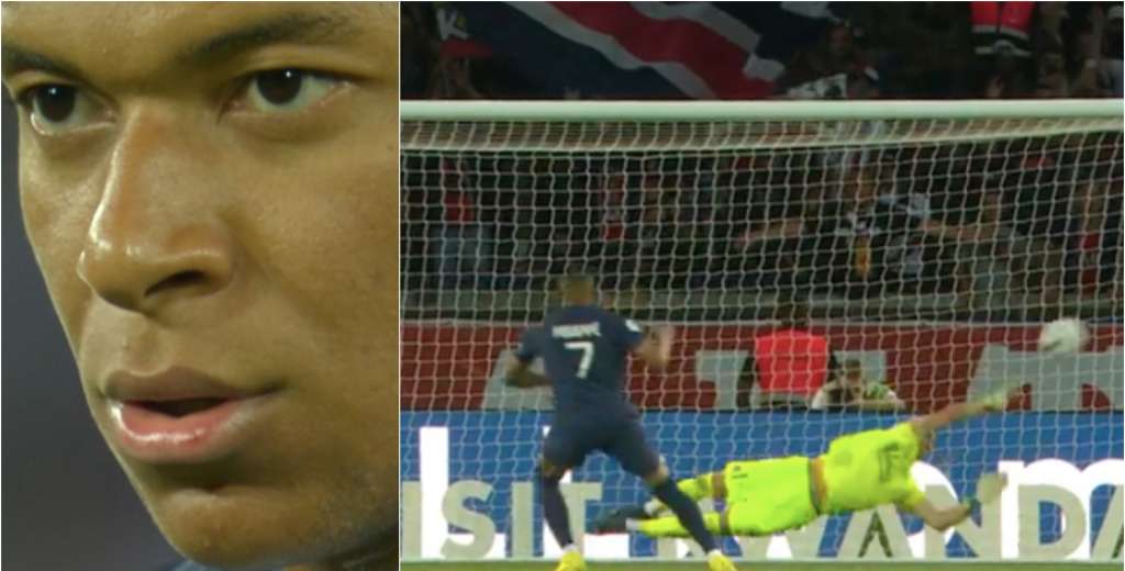 Se lo comió vivo: el penalazo que le atajaron a Kylian Mbappé