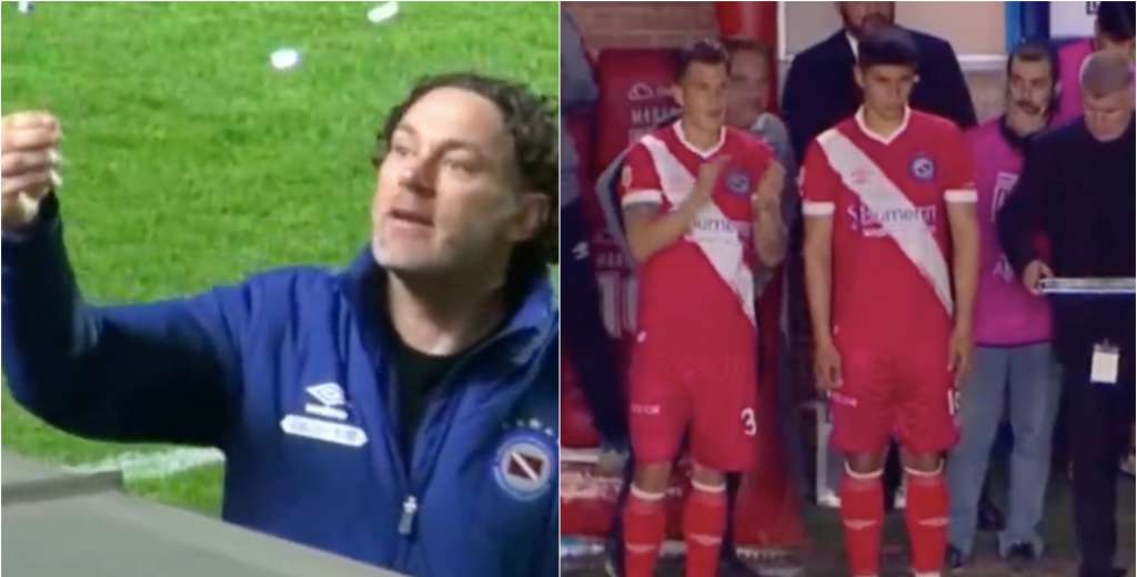 Nunca visto: un hincha le pide a Gabi Milito hacer un cambio y le hace caso