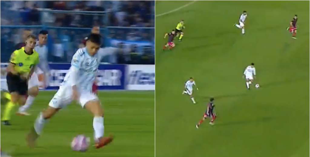 Brutal: Coronel le pegó desde 70 metros e hizo el gol del año en Argentina