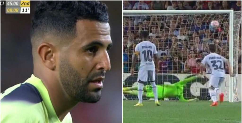 Un misil de Mahrez le dio el empate al Manchester City sobre el final