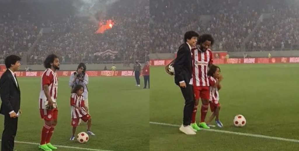 Una locura total en Grecia: 20 mil hinchas de Olympiacos para recibir a Marcelo