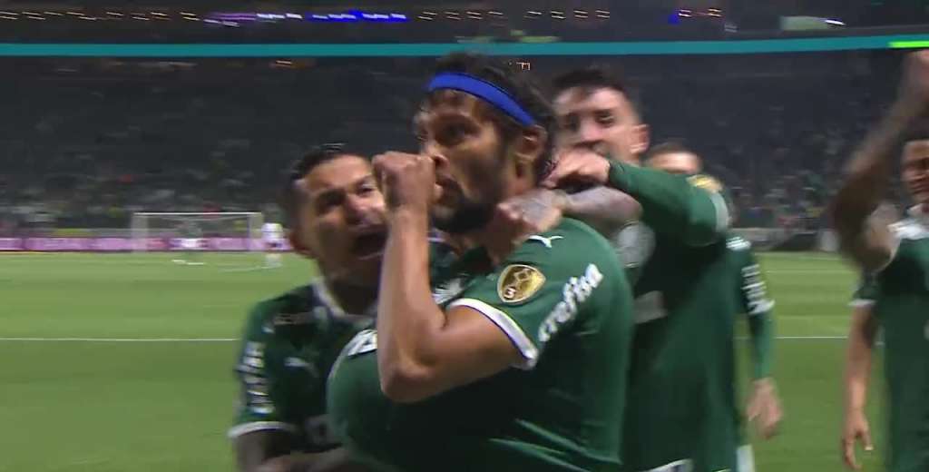 El Palmeiras es demoledor: Gustavo Scarpa y un gran remate que termina en gol