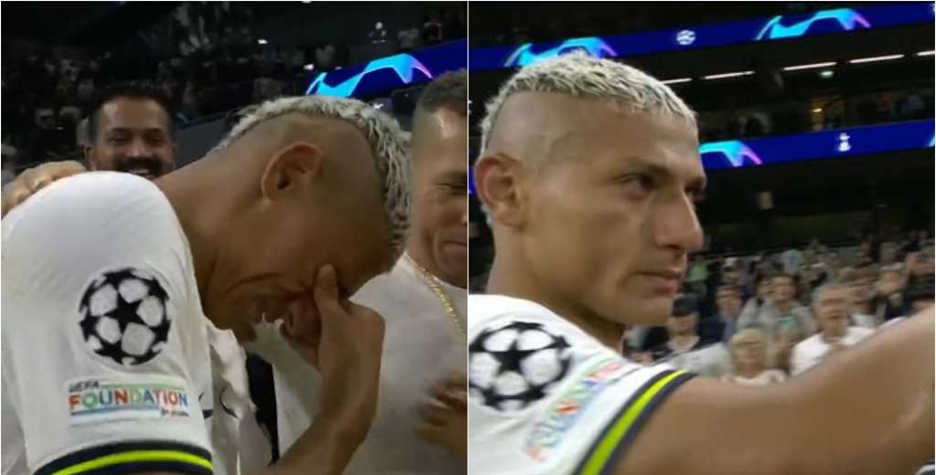 Richarlison es un fenómeno: su reacción al ver a su padre en la tribuna