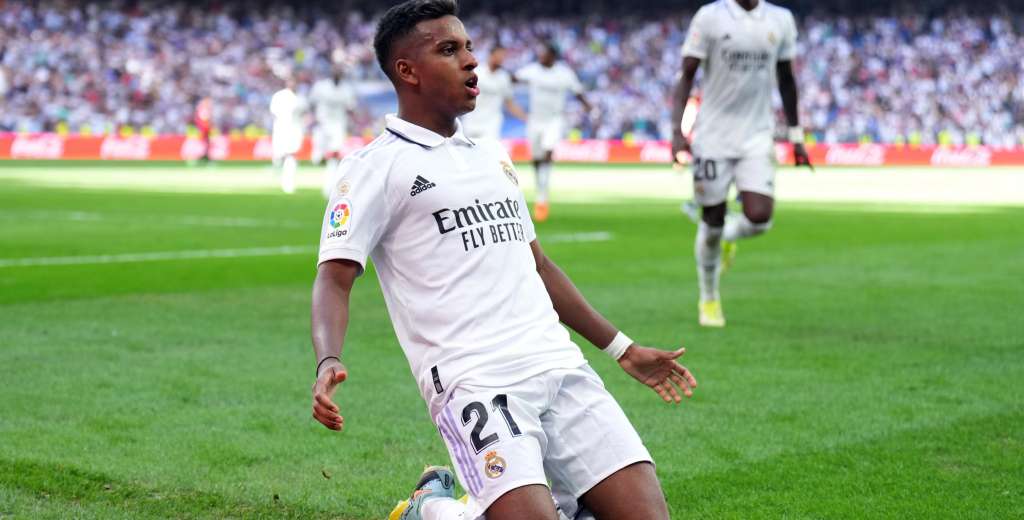 Jugada monstruosa entre tres rivales: el golazo de Rodrygo