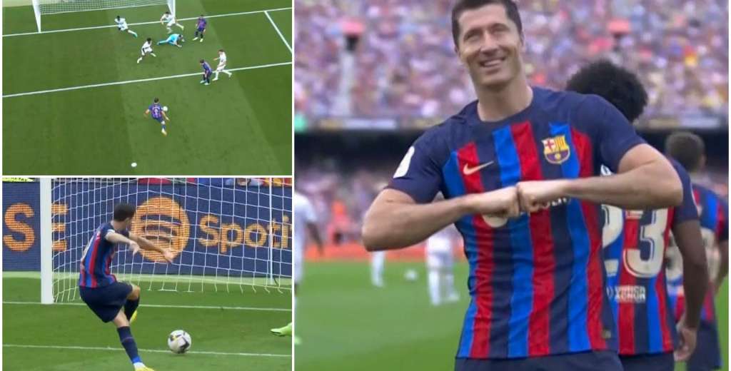 El balón lo buscó a él: Robert Lewandowski y un tanto de goleador