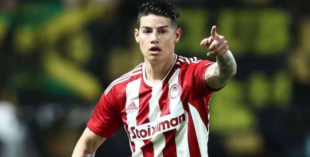 Un calvario: James recién llegó a Olympiacos pero ya le darían la peor noticia