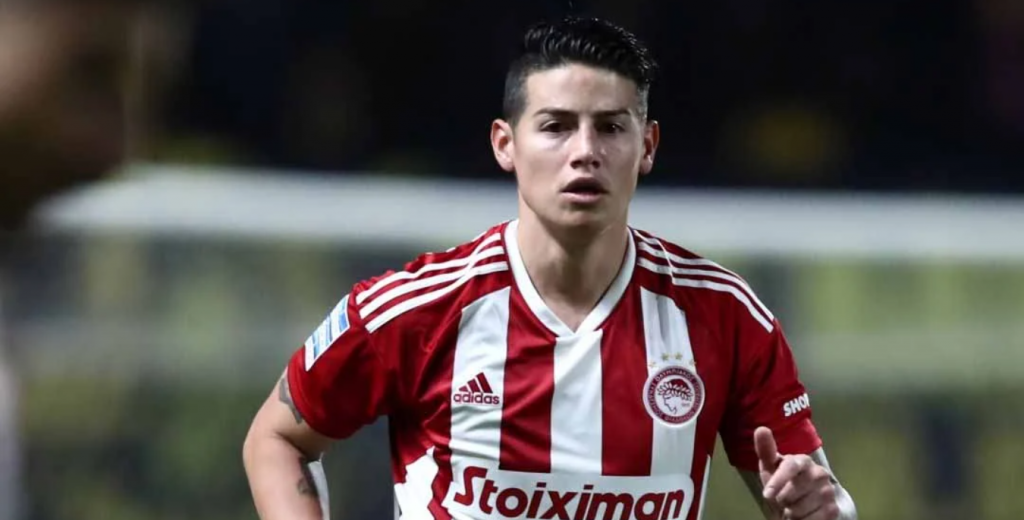 Not HIM again: James just arrived at Olympiakos and he gets the worst news