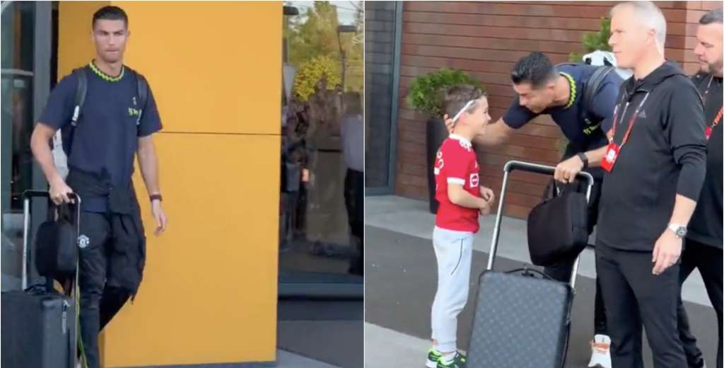 ¿Cristiano soberbio? Un niño se filtró de la seguridad y CR7 reacciona como crack