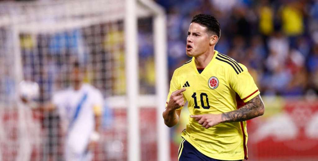 James enloquece: los botines que usó para jugar contra Guatemala