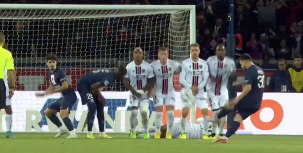 Tenía que ser él: golazo de Messi de tiro libre para el PSG