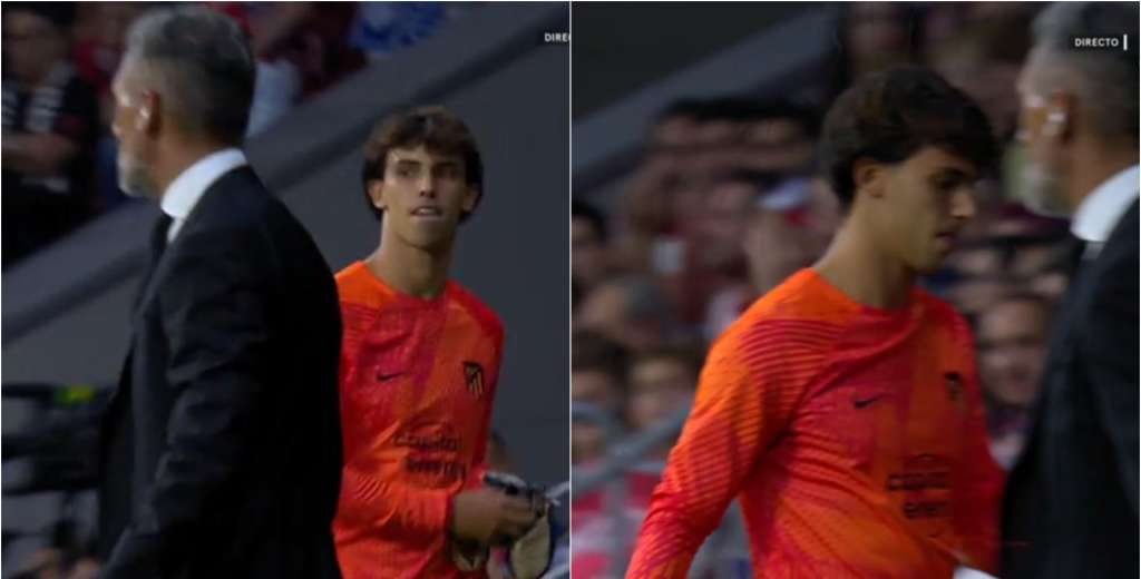 Joao Félix no soporta más a Simeone: lo dejó calentando y se fue en llamas