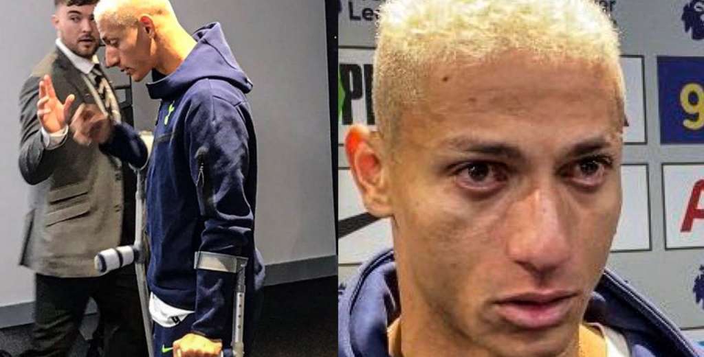 Un golpe arrasador en Brasil: Richarlison se va llorando y deja la peor frase