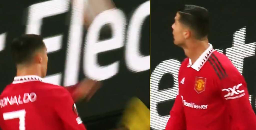 Explotó: A Cristiano le anularon un gol y reventó la pelota a la tribuna