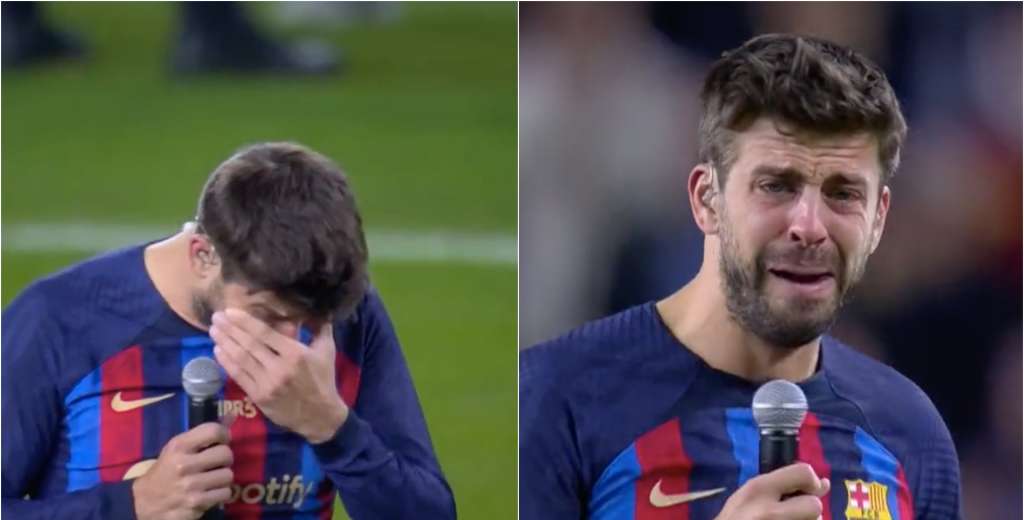 Piqué termina hundido y llorando: la imagen que jamás pensamos ver