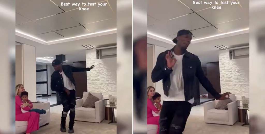 Pogba está afuera de Qatar 2022 por lesión... pero anda bailando