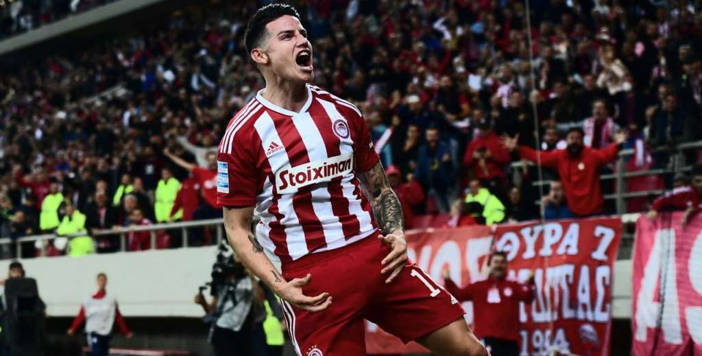 Colombia lo festeja: James Rodríguez se pone a punto y resurge en Olympiacos