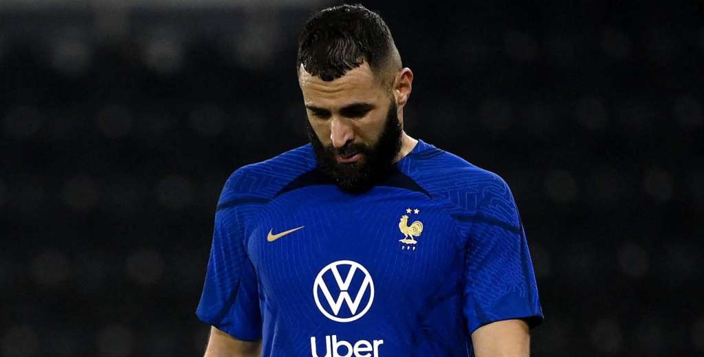 Karim Benzema destrozado: su mensaje tras quedarse afuera de Qatar 2022