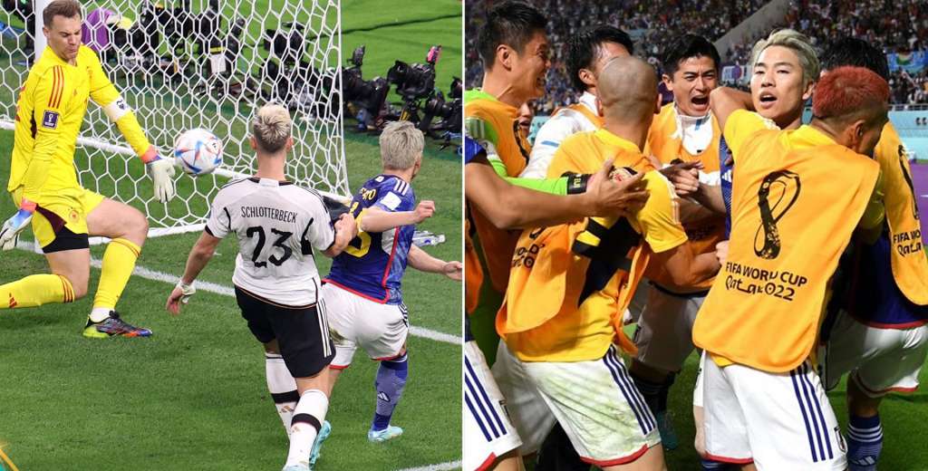 Neuer no pudo evitar el gol que le dio una histórica victoria 2 a 1 a Japón